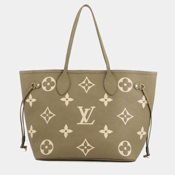 Pre Owned Louis Vuitton Tote Bag Monogram Empreinte Neverfull Mm