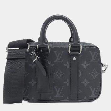 Pre Owned Louis Vuitton Monogram Eclipse Nano Pdv Handbag