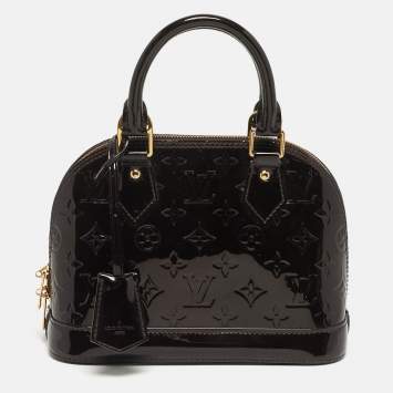 مملوكة مسبقًا Louis Vuitton Alma BB Amarante Monogram Vernis Bag