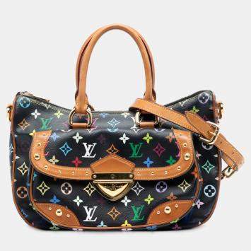 Pre Owned Louis Vuitton Black Monogram Multicolore Rita