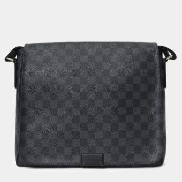 Pre Owned Louis Vuitton 2013 Damier Graphite Daniel MM Messenger Bag