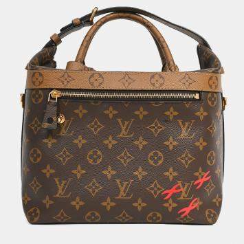 Pre Owned Louis Vuitton F/W 2016 Limited Edition Reverse Monogram 'City Cruiser' PM Top Handle with Strap