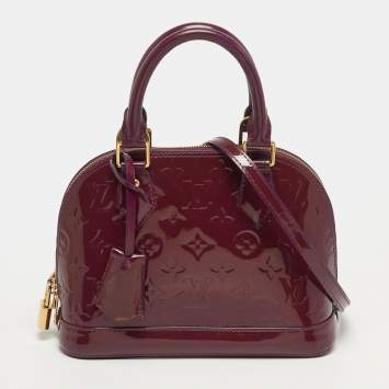 مملوكة مسبقًا Louis Vuitton Alma BB Violette Monogram Vernis Bag