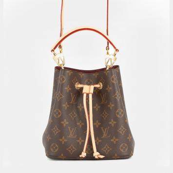 Pre Owned Louis Vuitton Neonoe Bordeaux Monogram Size Bb