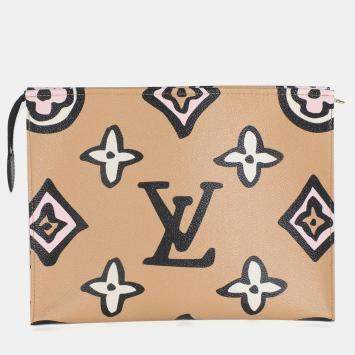 Pre Owned Louis Vuitton Arizona Monogram Giant Canvas Wild At Heart Toiletry Pouch 26