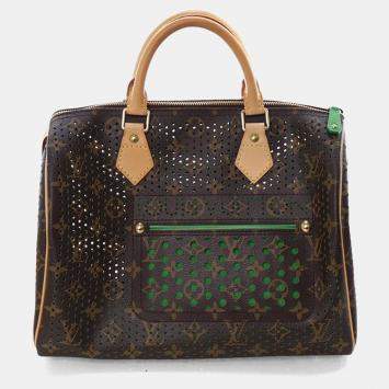 مملوكة مسبقًا Louis Vuitton Perforated Monogram Speedy 30