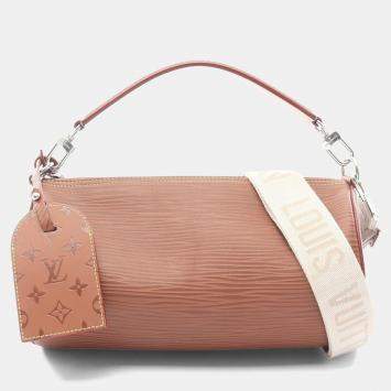 Pre Owned Louis Vuitton Soft Polochon XL Brown Epi Leather Shoulder Bag