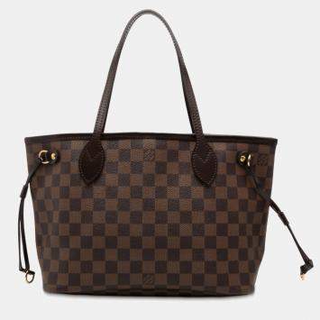 Pre Owned حقيبة لوي فيتون نيفرفول بني دامير إبيني صغير