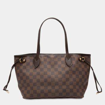 مملوكة مسبقًا Louis Vuitton Brown Damier Ebene Neverfull PM