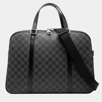 Pre Owned Louis Vuitton Black Damier Graphite Jorn