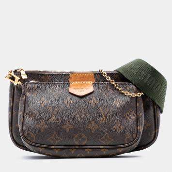 Pre Owned Louis Vuitton Brown Monogram Multi Pochette Accessoires