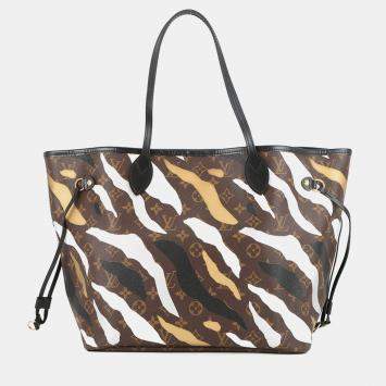 مملوكة مسبقًا Louis Vuitton Neverfull Brown/Beige Monogram Size Mm