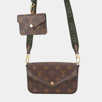 مملوكة مسبقًا Louis Vuitton Multiie Pochette Green Monogram