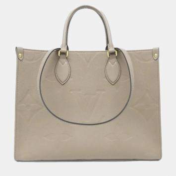 Pre Owned Louis Vuitton Monogram Empreinte On-The-Go Mm Handbag
