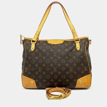مملوكة مسبقًا Louis Vuitton Brown Coated Canvas Estrela MM