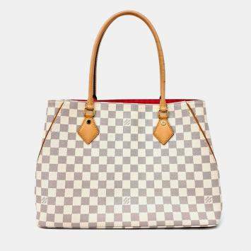 Pre Owned لوي فيتون كانفاس أبيض آزور كالفن