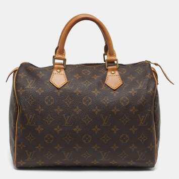 Pre Owned Louis Vuitton Speedy 30 Monogram Canvas Bag