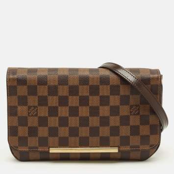 Pre Owned Louis Vuitton Hoxton PM Damier Ebene Canvas Bag