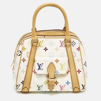 مملوكة مسبقًا Louis Vuitton Priscilla Multicolore Monogram Canvas Satchel