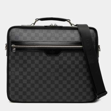 Pre Owned Louis Vuitton Black Damier Graphite Steve