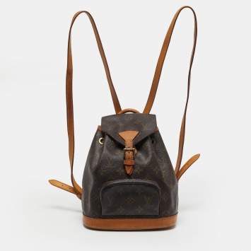 Pre Owned Louis Vuitton Montsouris Mini Monogram Canvas Backpack