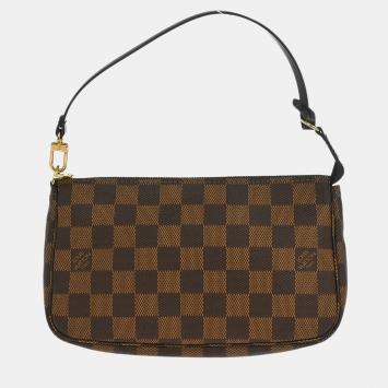 Pre Owned Louis Vuitton Damier Pochette Accessoires Handbag