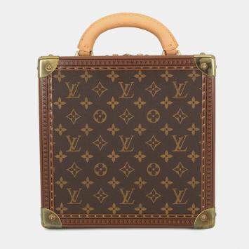 Pre Owned Louis Vuitton Trunk Monogram Tabor 26