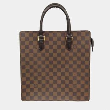 Pre Owned Louis Vuitton Damier Venice Pm Tote Bag Ebene