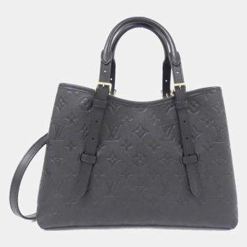 Pre Owned Louis Vuitton Black Monogram Empreinte Babylon Tote PM Handbag