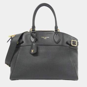 Pre Owned Louis Vuitton Black Taurillon Vendome Aoyama Handbag