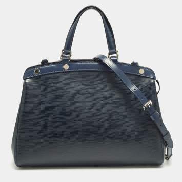 مملوكة مسبقًا حقيبة لويس فيتون بريا جلد إبي سوداء حجم متوسط