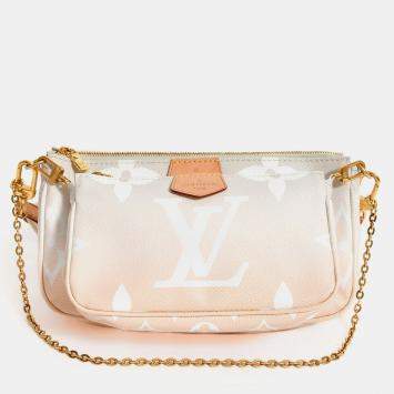 مملوكة مسبقًا Louis Vuitton Peach Monogram By The Pool Multi-Pochette Crossbody