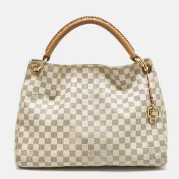 Pre Owned Louis Vuitton Artsy MM Damier Azur Canvas Bag