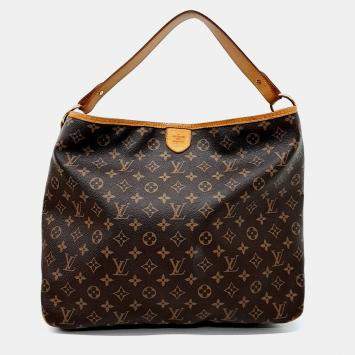 Pre Owned Louis Vuitton Brown PVC Delightful MM