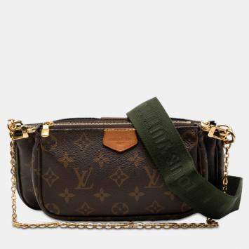 Pre Owned Louis Vuitton Brown Monogram Multi Pochette Accessoires