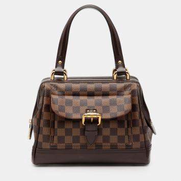 Pre Owned Louis Vuitton Brown Damier Ebene Knightsbridge