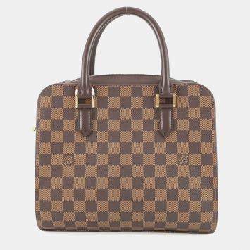 مملوكة مسبقًا Louis Vuitton Triana Red Damier Ebene Canvas
