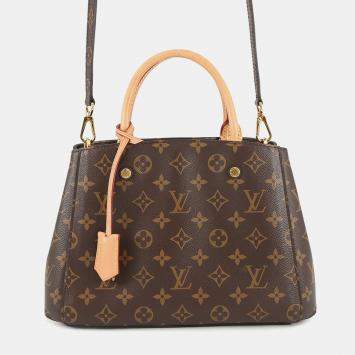 مملوكة مسبقًا Louis Vuitton Montaigne Bordeaux Monogram Size Bb