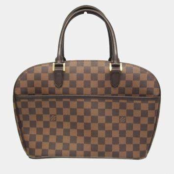 مملوكة مسبقًا Louis Vuitton Damier Sarria Horizontal Handbag Brown Ebene