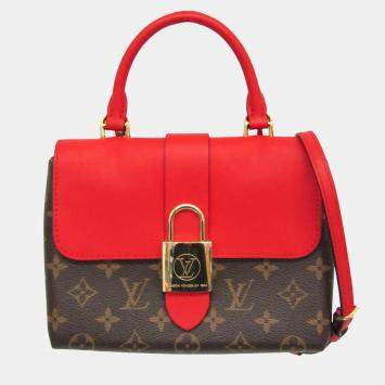مملوكة مسبقًا Louis Vuitton Monogram Rocky BB Shoulder Bag Brown Red Color