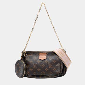 مملوكة مسبقًا Louis Vuitton Brown Monogram Multi Pochette Accessoires