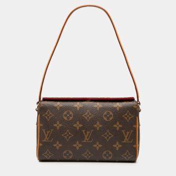 Pre Owned Louis Vuitton Brown Monogram Recital