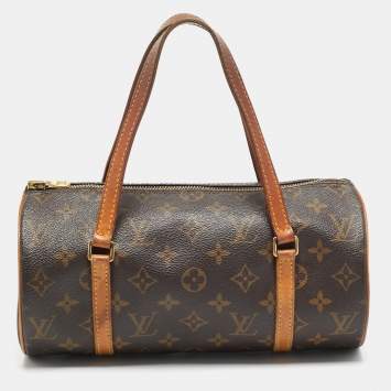 Pre Owned Louis Vuitton Papillon 26 Monogram Canvas Satchel