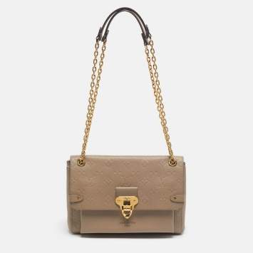 Pre Owned Louis Vuitton Vavin PM Dune Monogram Empreinte Leather Shoulder Bag
