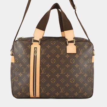 Pre Owned Louis Vuitton Brown Monogram Sac Bosphore