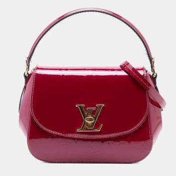 Pre Owned Louis Vuitton Red Monogram Vernis Pasadena