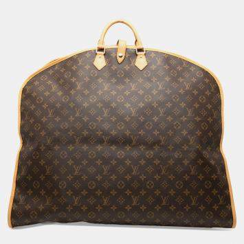 Pre Owned Louis Vuitton Brown Monogram Housse Porte Habits Garment Cover
