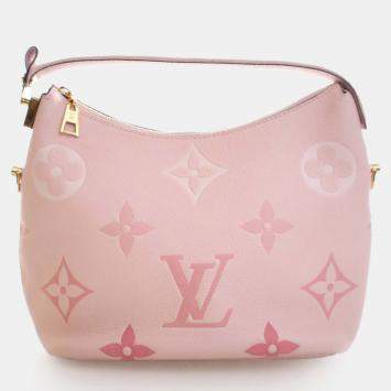 Pre Owned Louis Vuitton Pink Monogram Giant Empreinte By The Pool Marshmallow PM