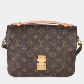 Pre Owned Louis Vuitton Monogram Canvas Pochette Metis