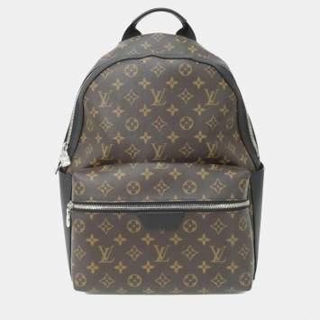 Pre Owned Louis Vuitton Brown Monogram Macassar Discovery Backpack